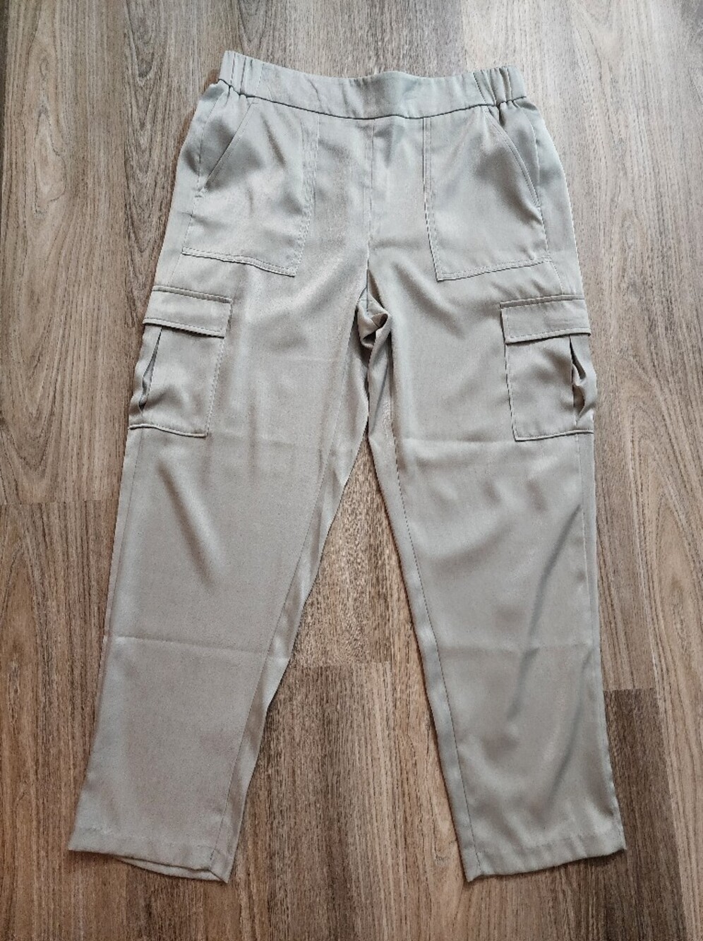 Women's Tan Cargo Pants - Classic Utility Style
